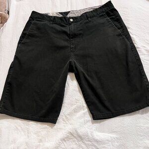 Volcom Stone Corpo Class Chino Shorts Mens Size  34 Solid black